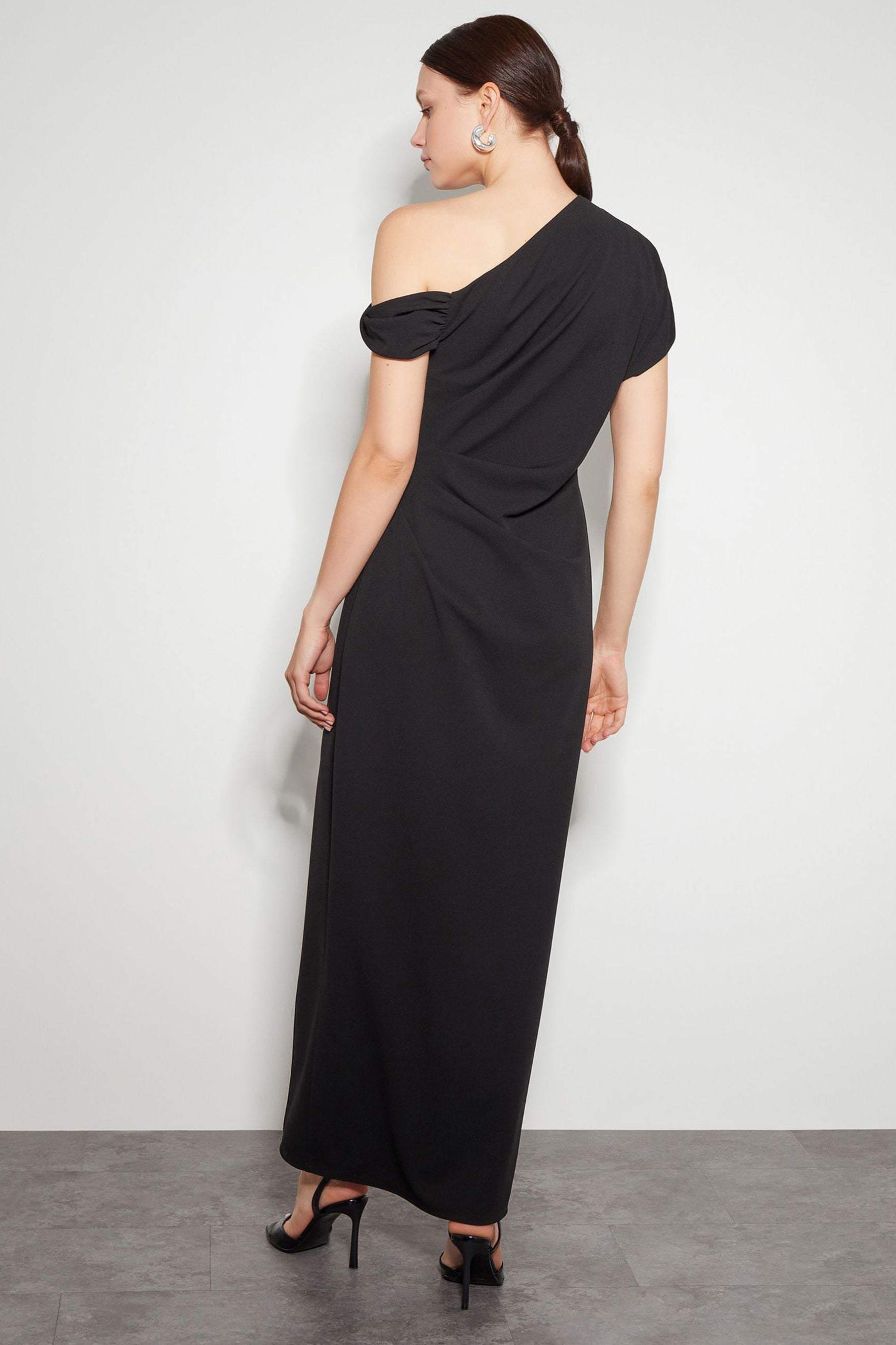 Monsoon black maxi dress store