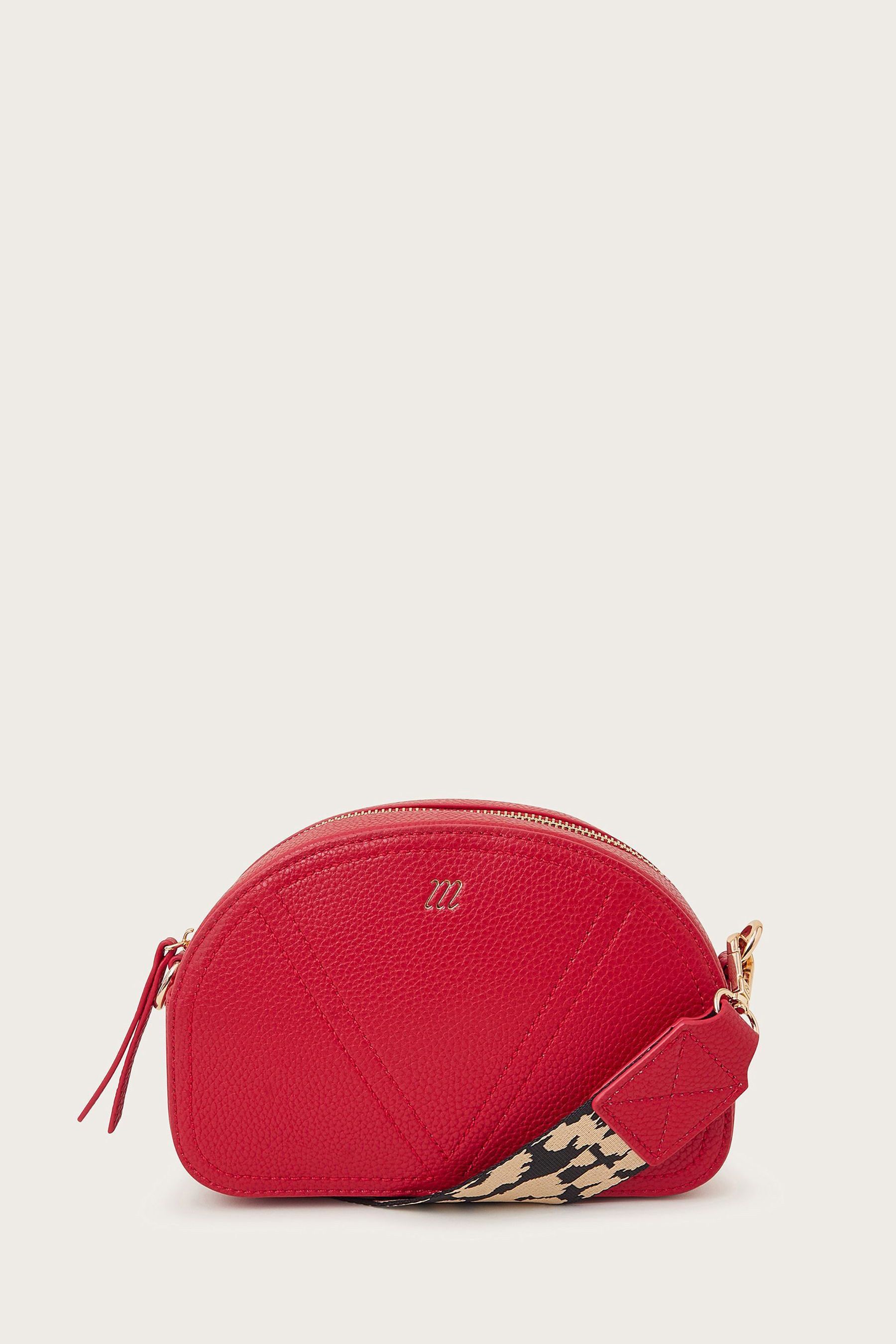 Buy Monsoon Red Hali Leopard Strap Cross Body Bag from Next Canada