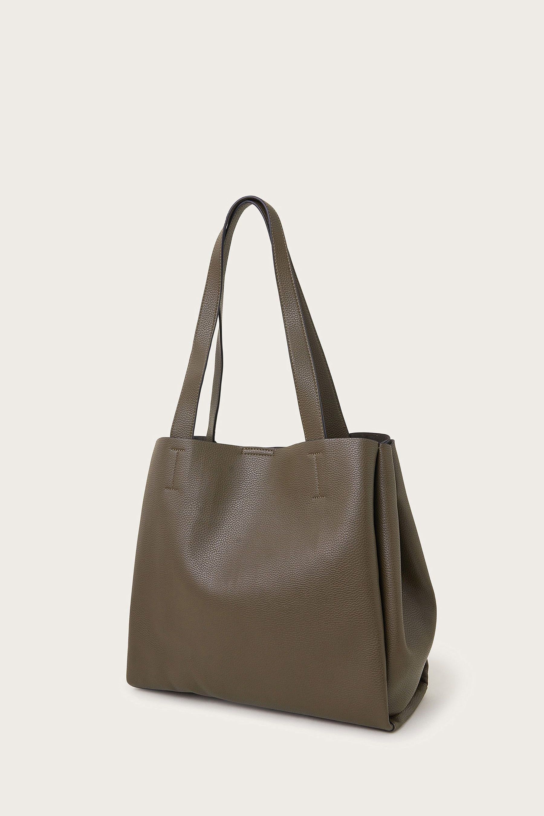 Buy Monsoon Green Zoe Pocket Tote Bag from the Next UK online shop
