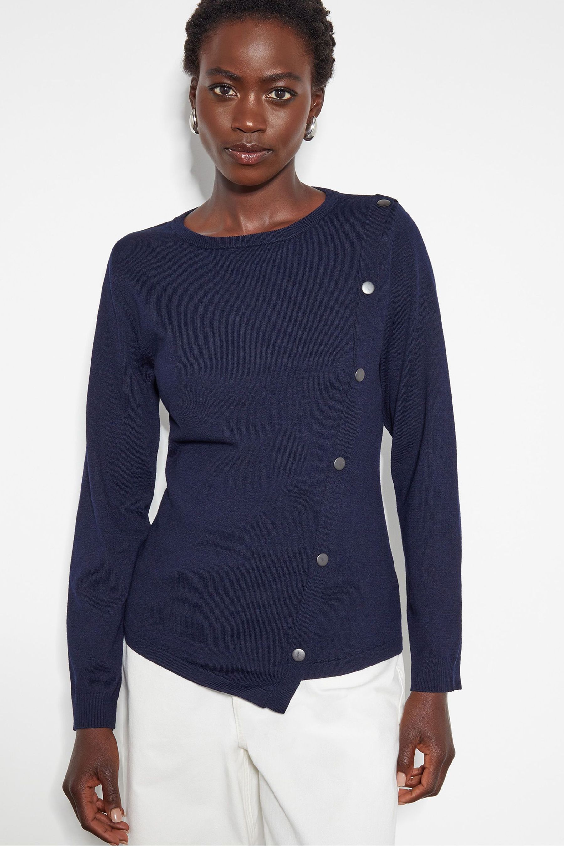 Monsoon blue jumper deals