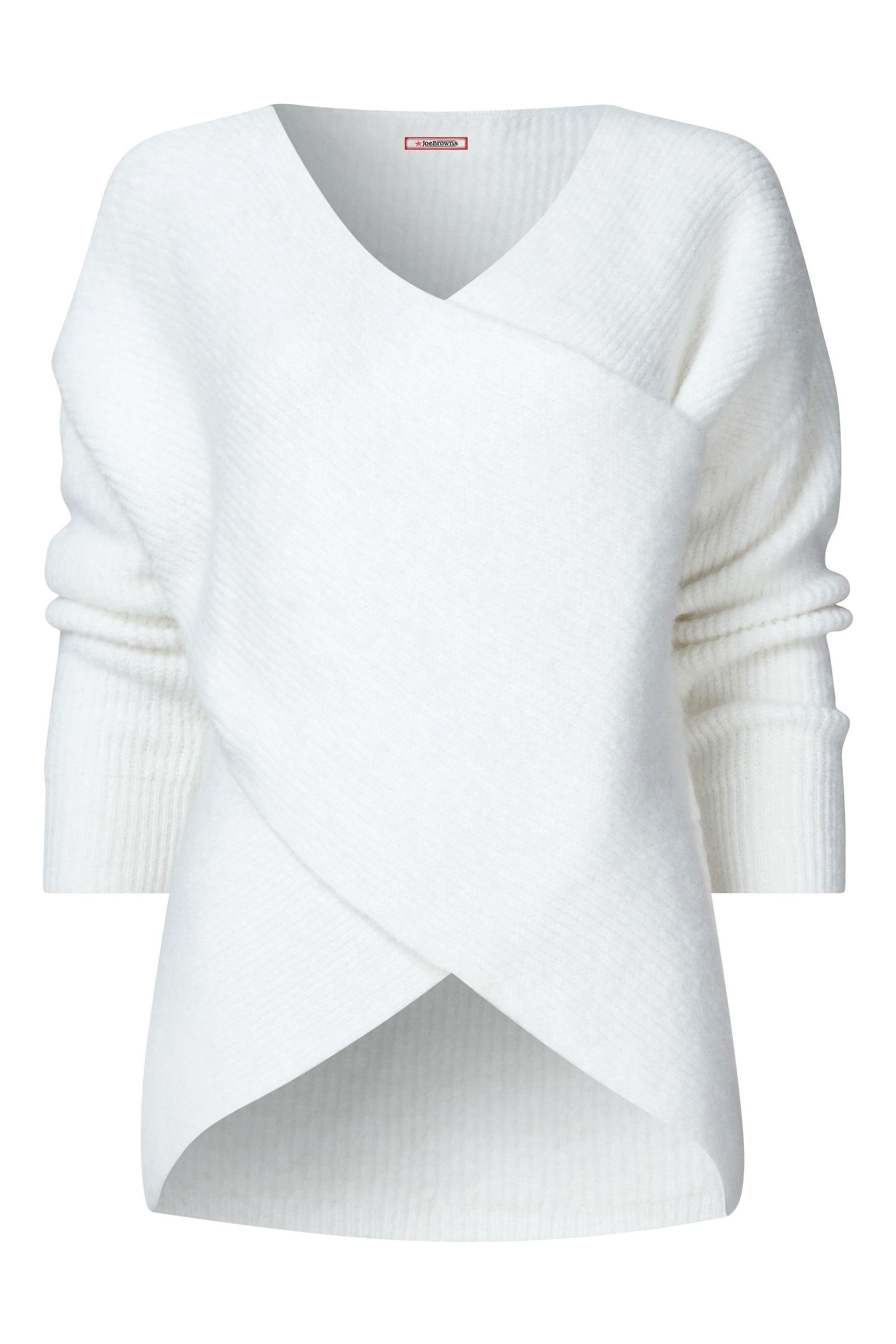 Buy Joe Browns Cream Oversized Slouchy Wrap Jumper from Next Ireland