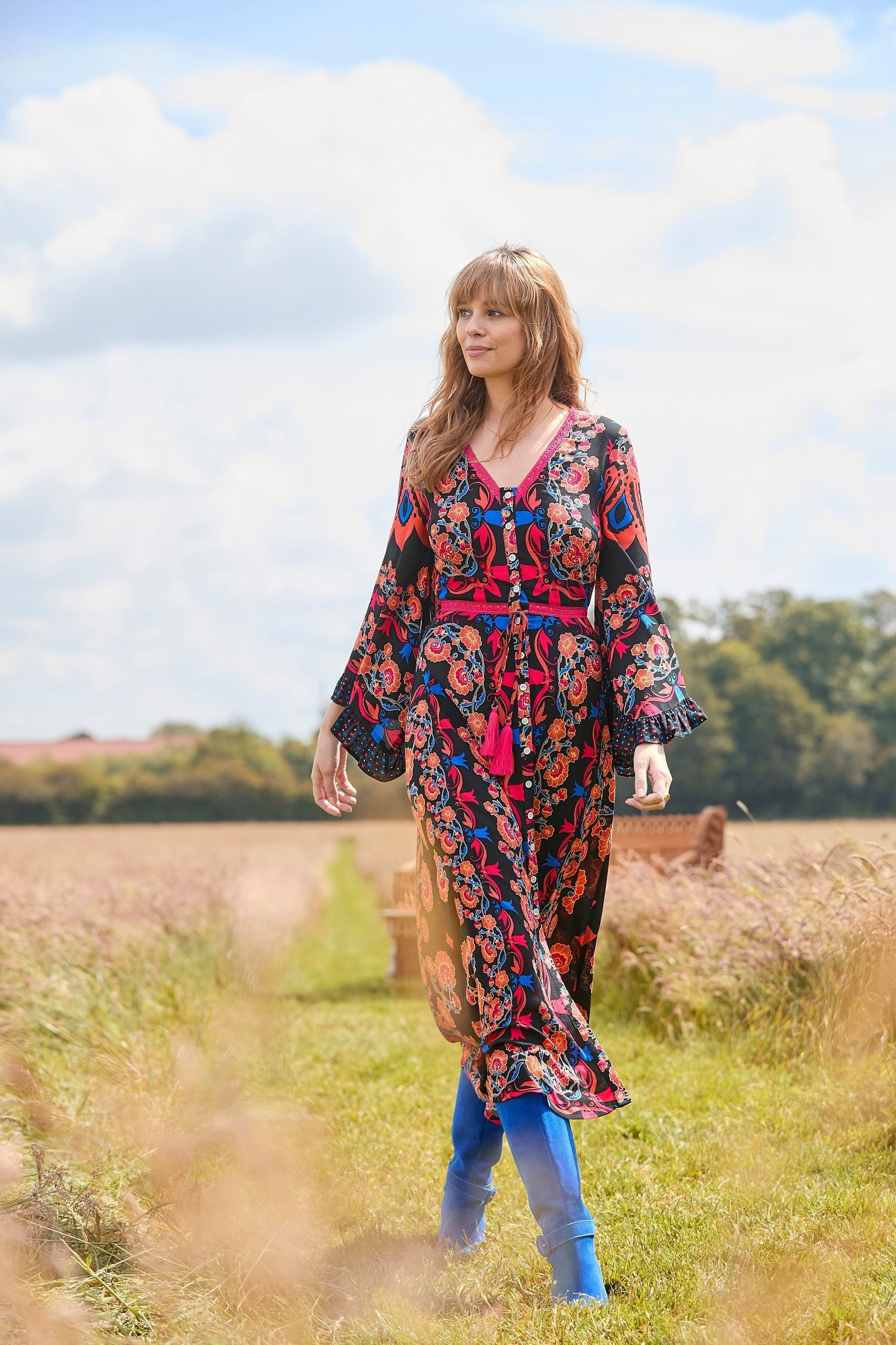 Boho maxi dress ireland clearance