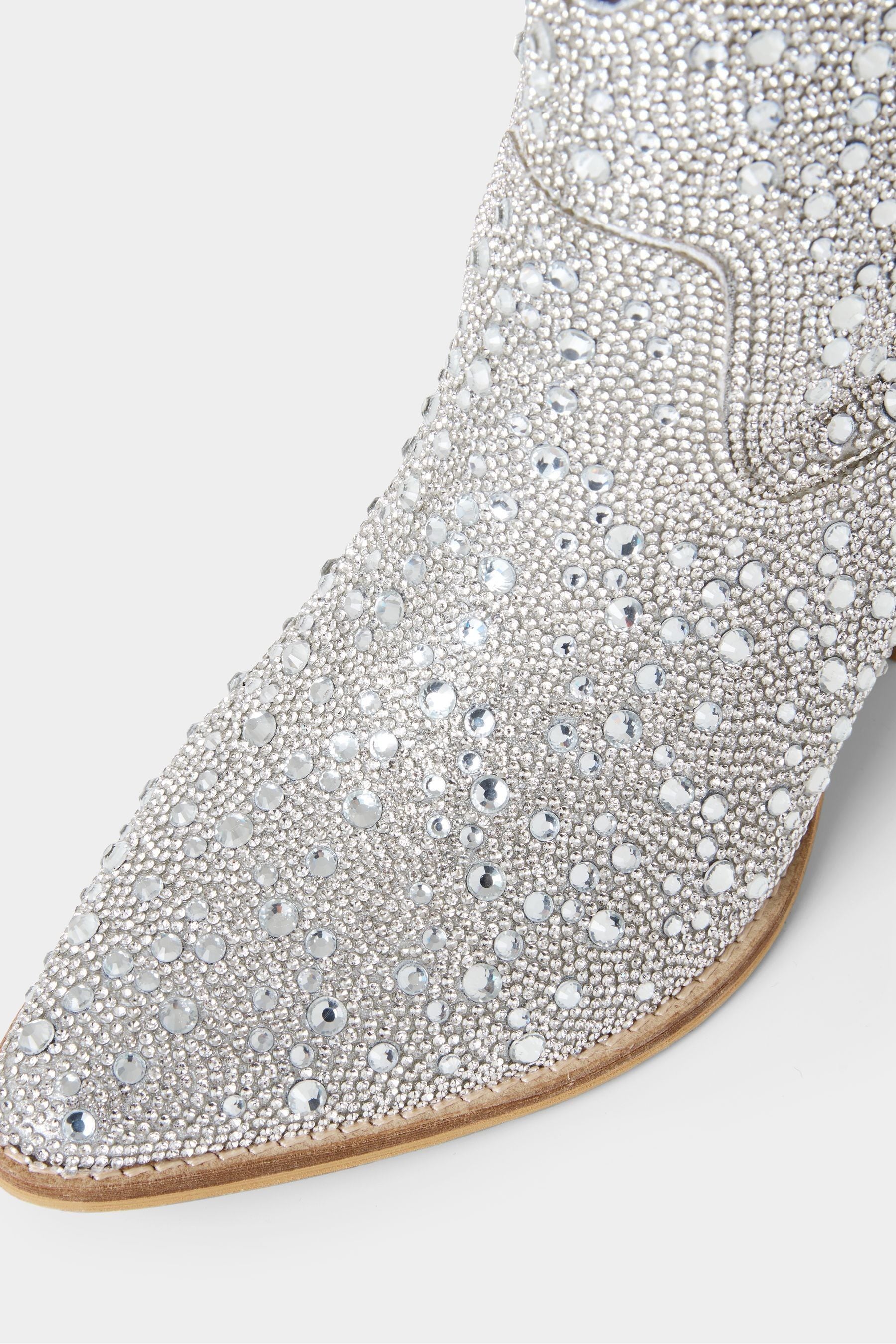 Glitter cowboy boots uk top