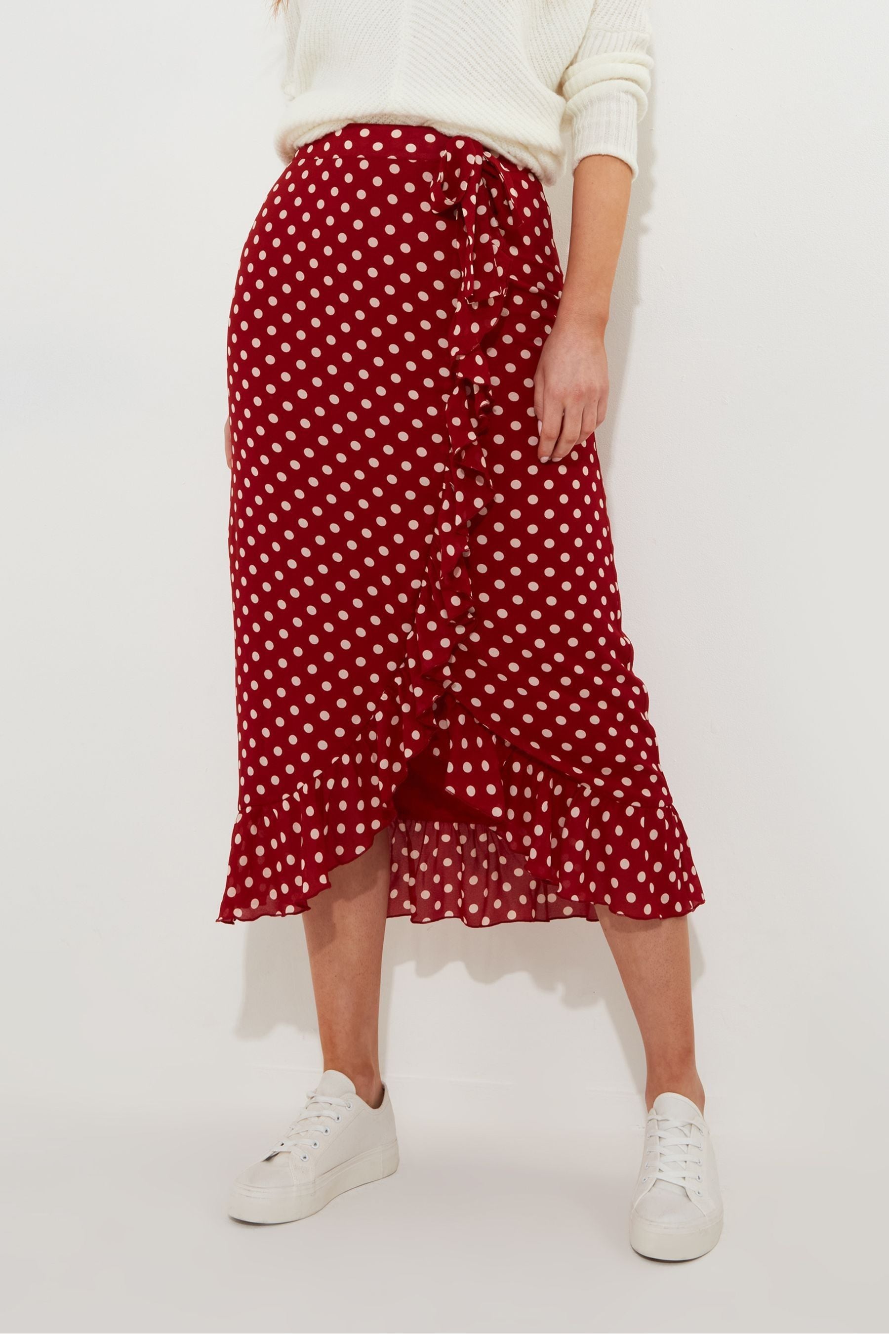 Polka dot skirt next top