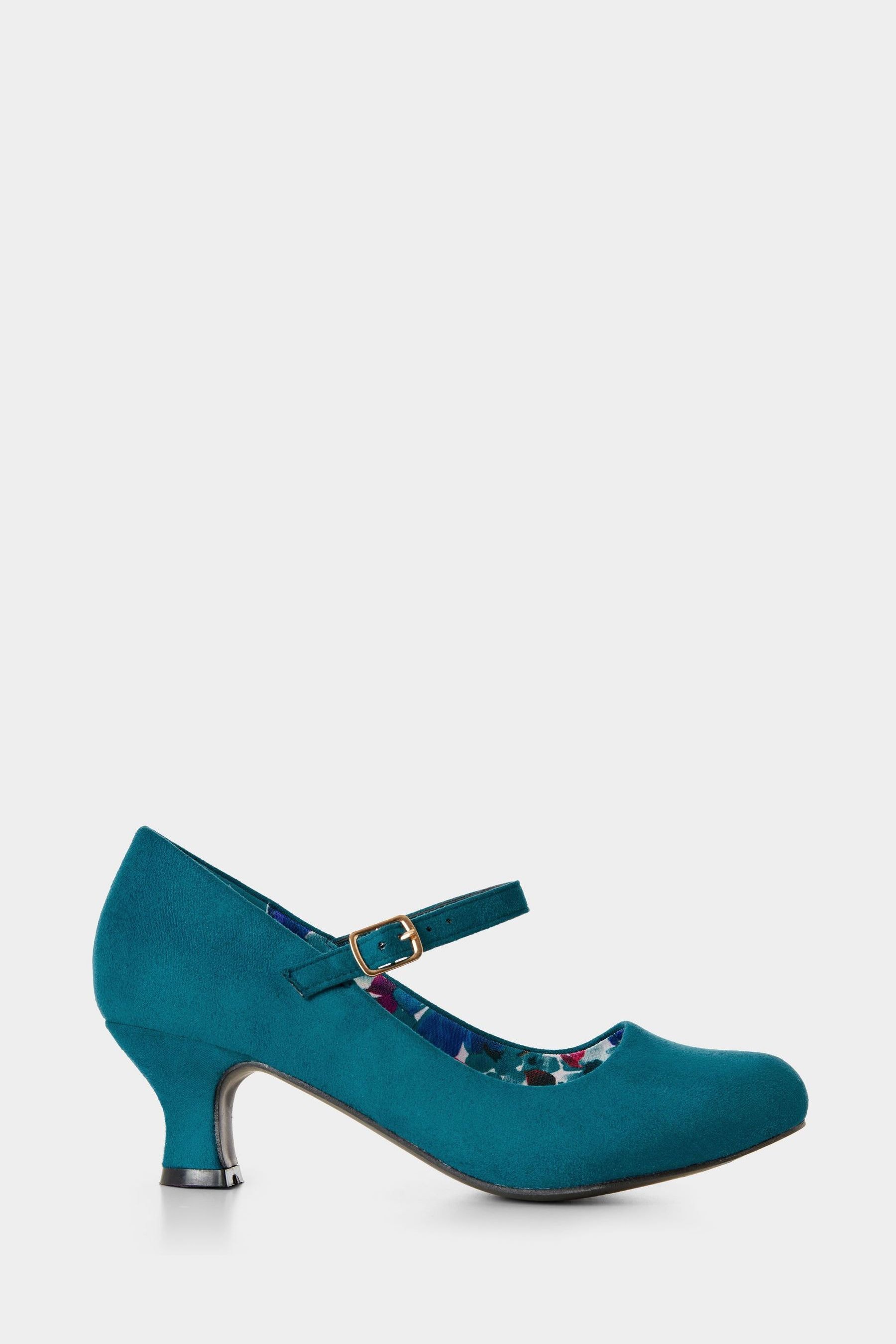 Joe Browns Green Vintage Mary Jane Shoes 7 EU 41 Womens