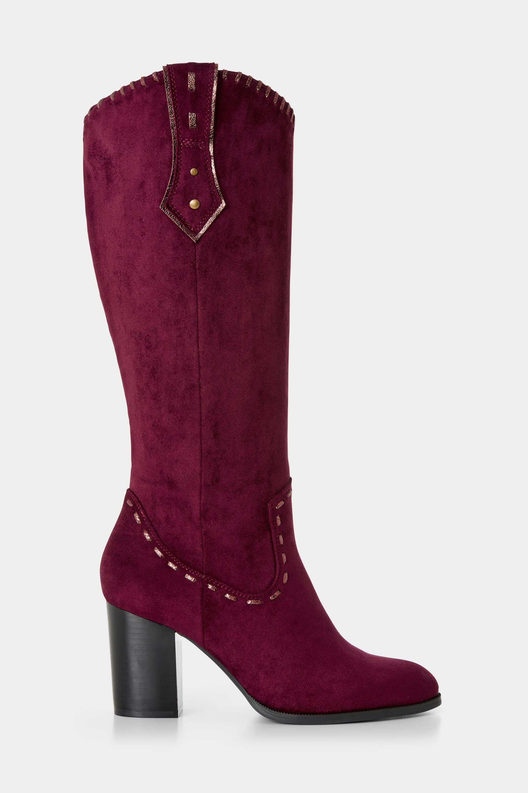 Red suede knee high boots uk hotsell