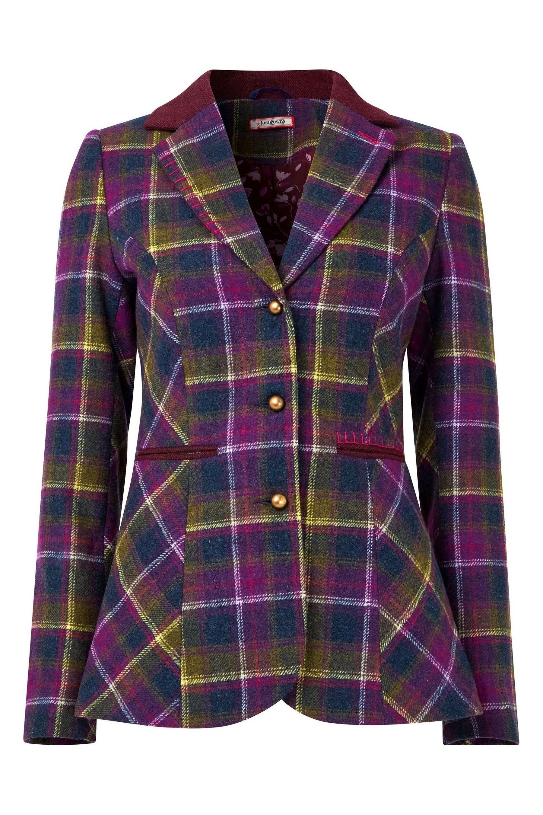 Joe browns check jacket shop