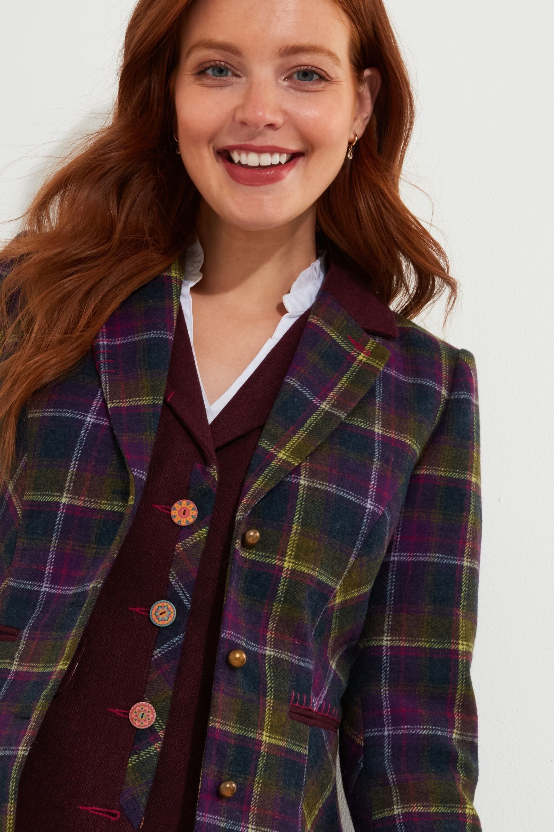 Buy Joe Browns Purple Heritage Check Mix and Match Jacket from Next Canada