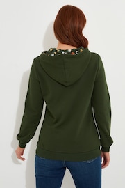 Joe Browns Green Cosy Autumnal Butterfly Graphic Hoodie - Image 4 of 5