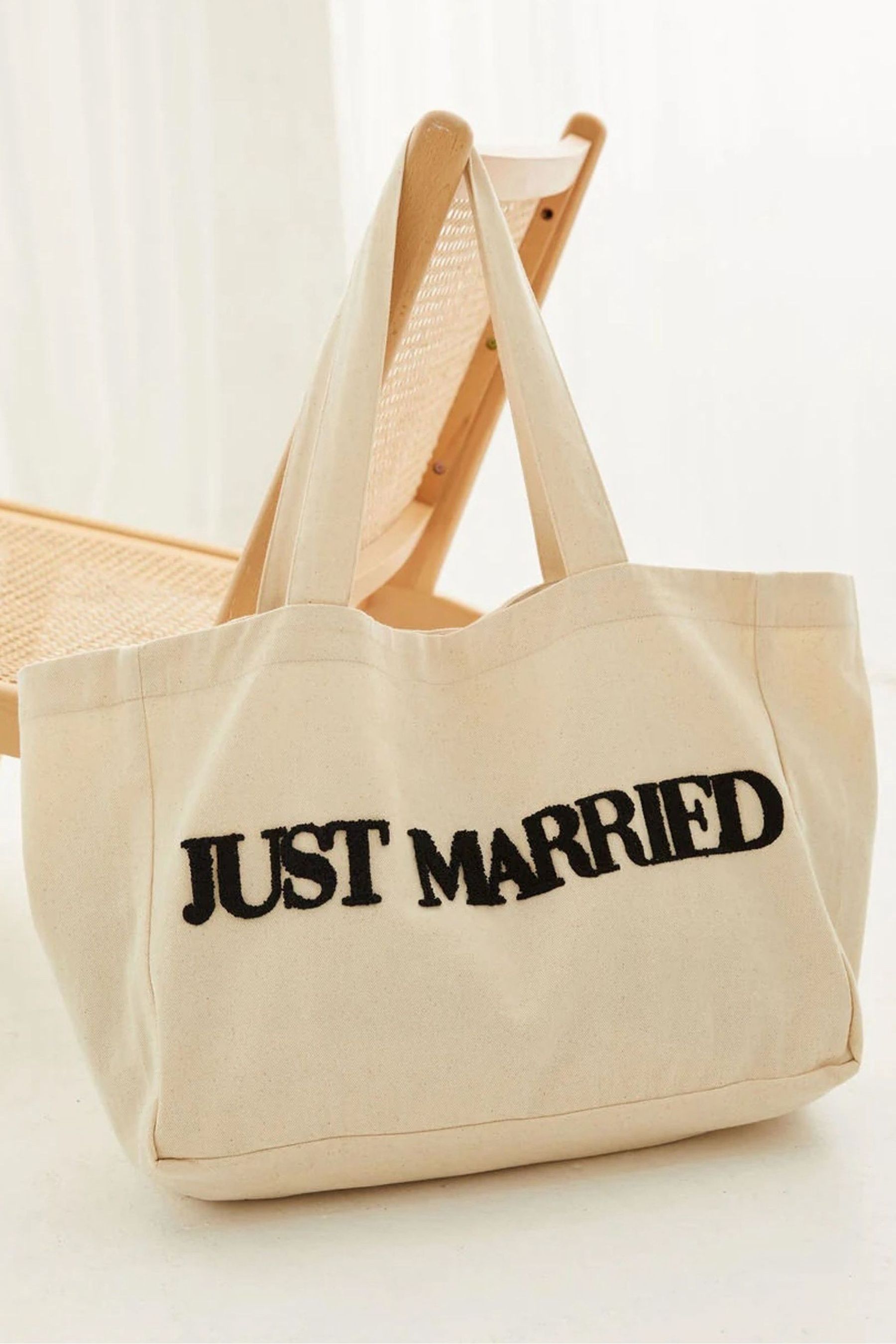 Just married beach bag outlet