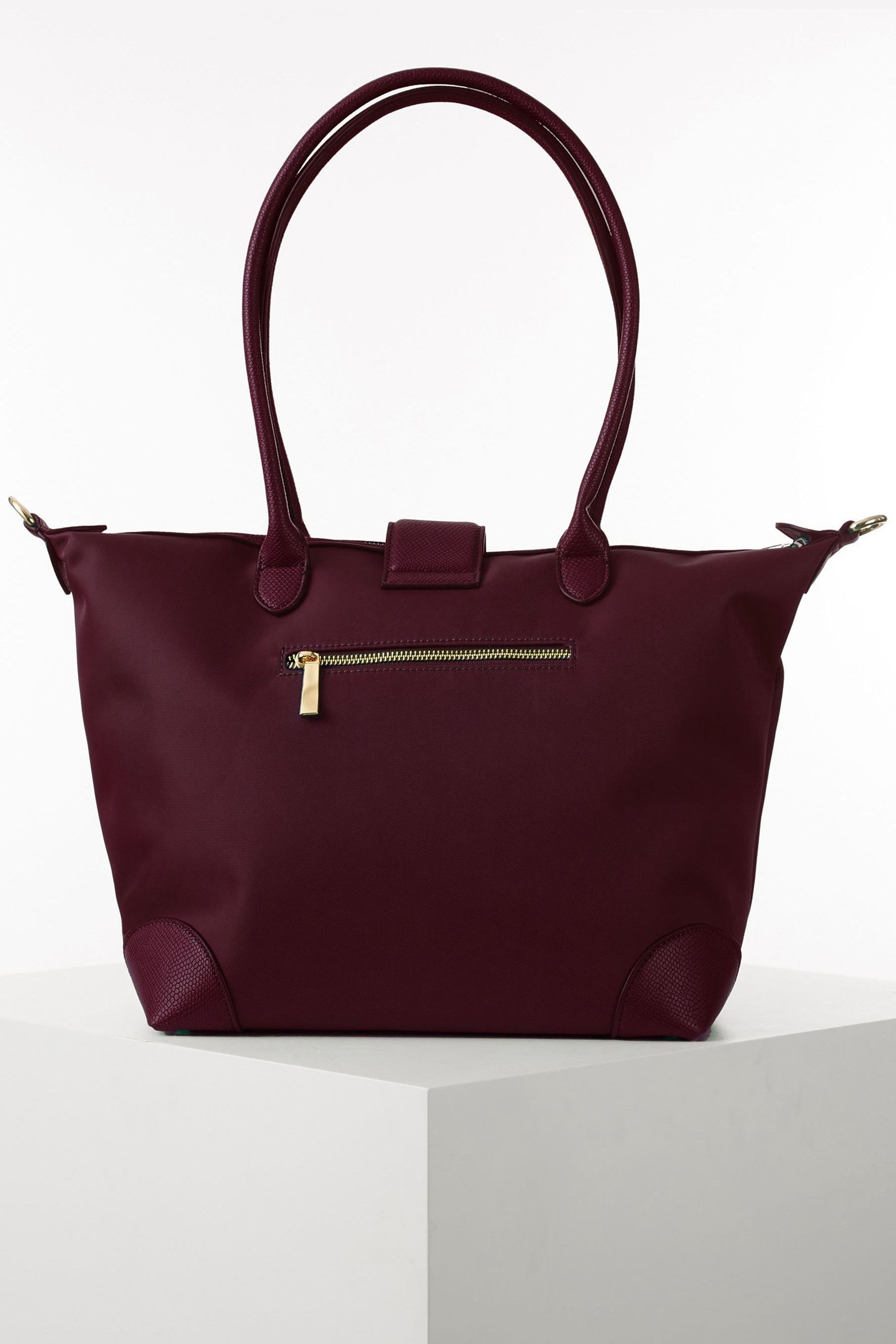 Purple Luella Grey Lara Laptop Tote Bag