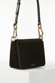 Luella Grey Margarita Zip Top Cross-Body Black Bag - Image 3 of 6