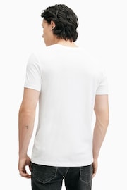 AllSaints White Tonic Short Sleeve Crew T-Shirt - Image 5 of 6