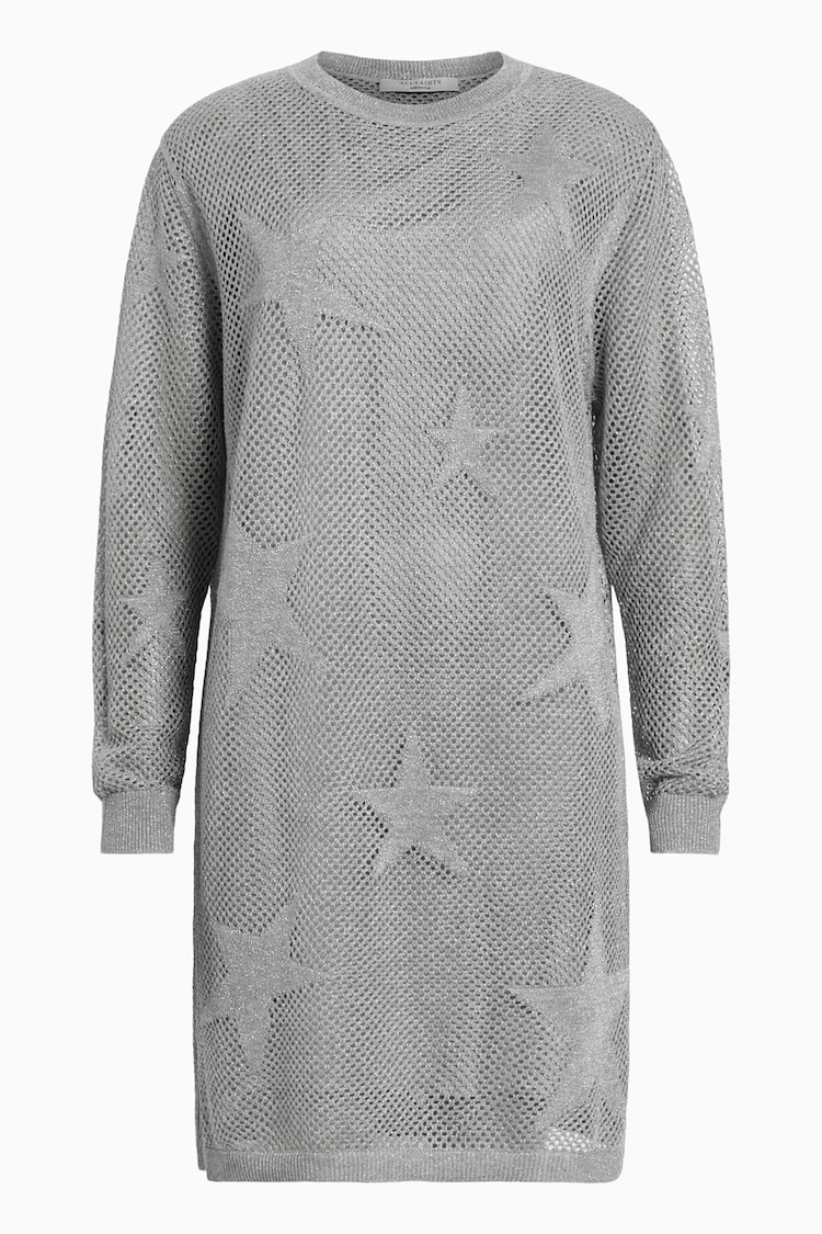 AllSaints Grey Seraph Dress chic - Image 7 of 7