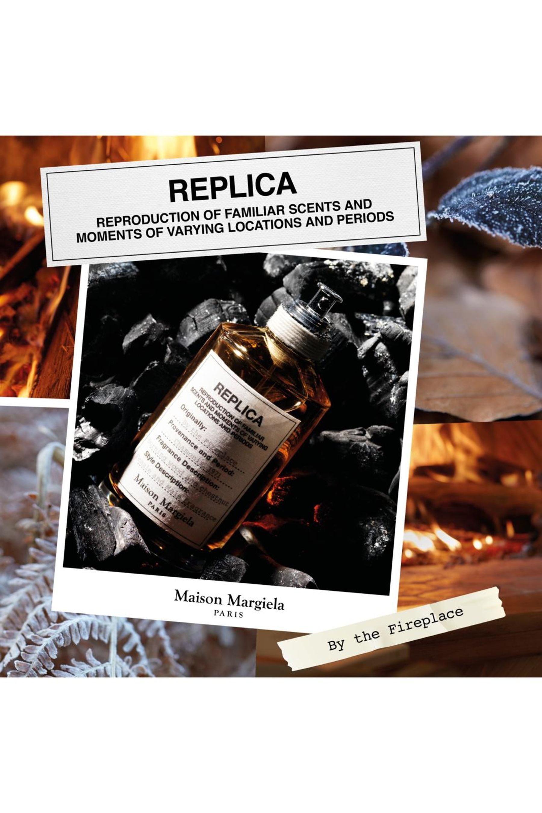 Maison Margiela 100ml Replica By The Fireplace Eau de Toilette Fragrance Parfum 30ml