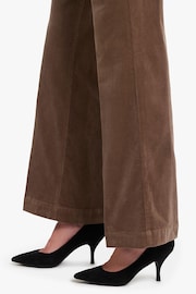 NYDJ Teresa Wide Leg Corduroy Brown Trousers - Image 6 of 7