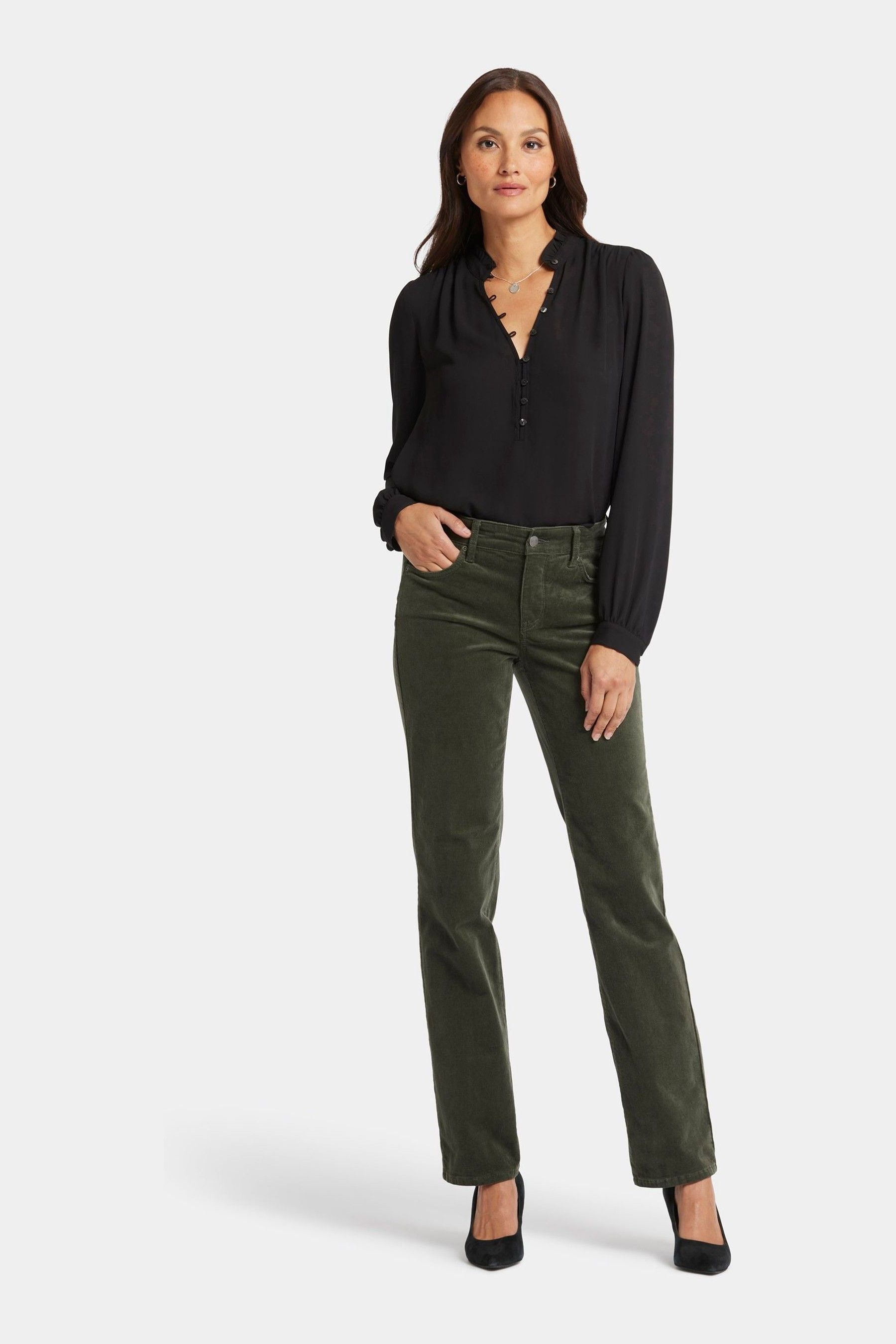 Buy NYDJ Marilyn Straight Leg Corduroy Trousers Next Ukraine