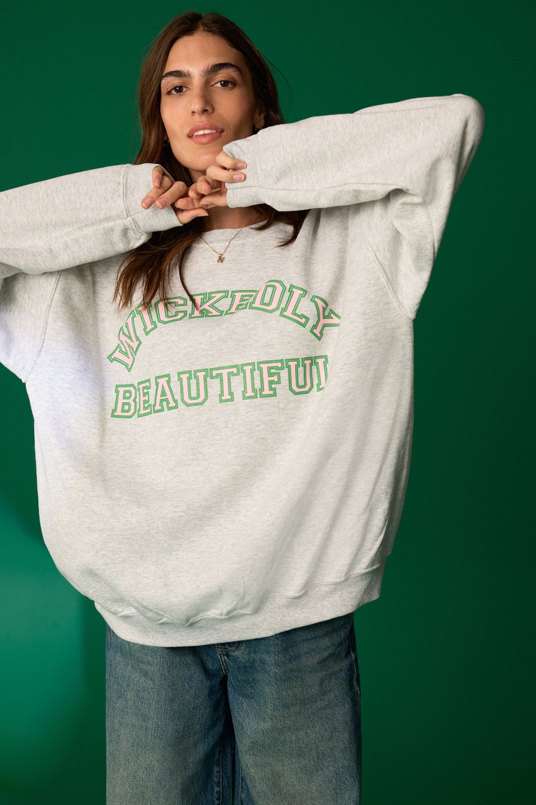 Next grey sweatshirt outlet