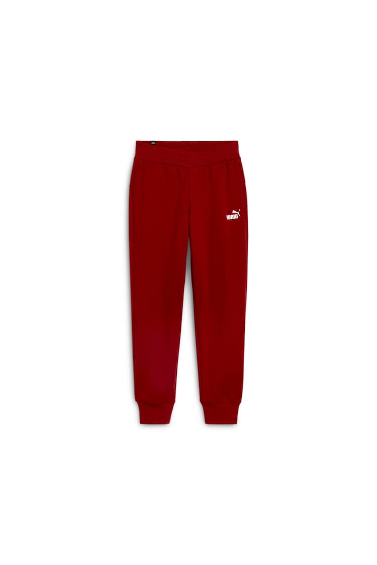 Puma Red Womens Essentials Joggers - Image 6 of 6