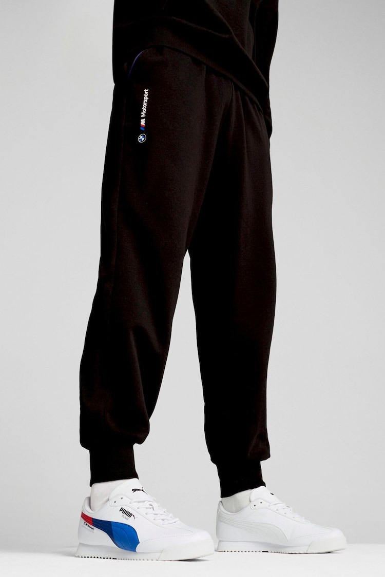 Puma Black Mens BMW M Motorsport ESS+ Fleece Trousers - Image 1 of 6