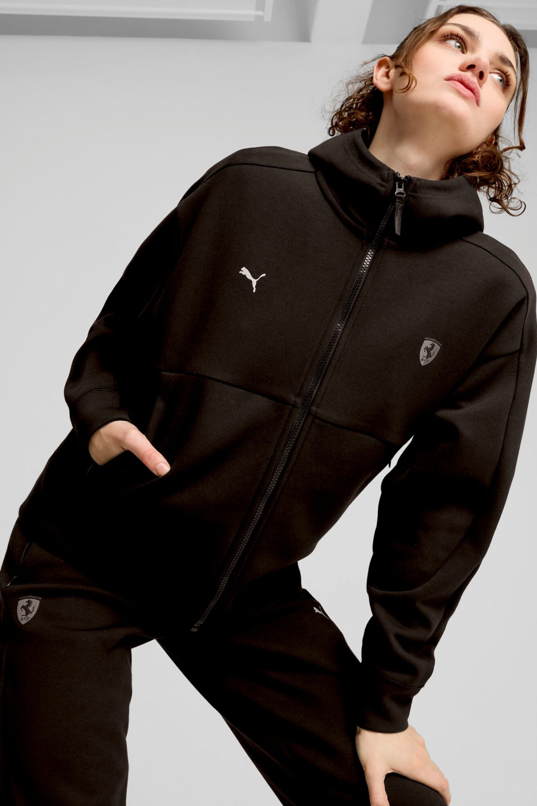 Buy Puma Black Womens Scuderia Ferrari Style Hoodie from the Next UK online shop