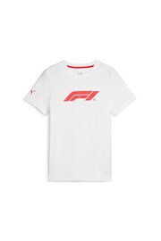 Puma White Boys F1 ESS Motorsport T-Shirt - Image 1 of 2