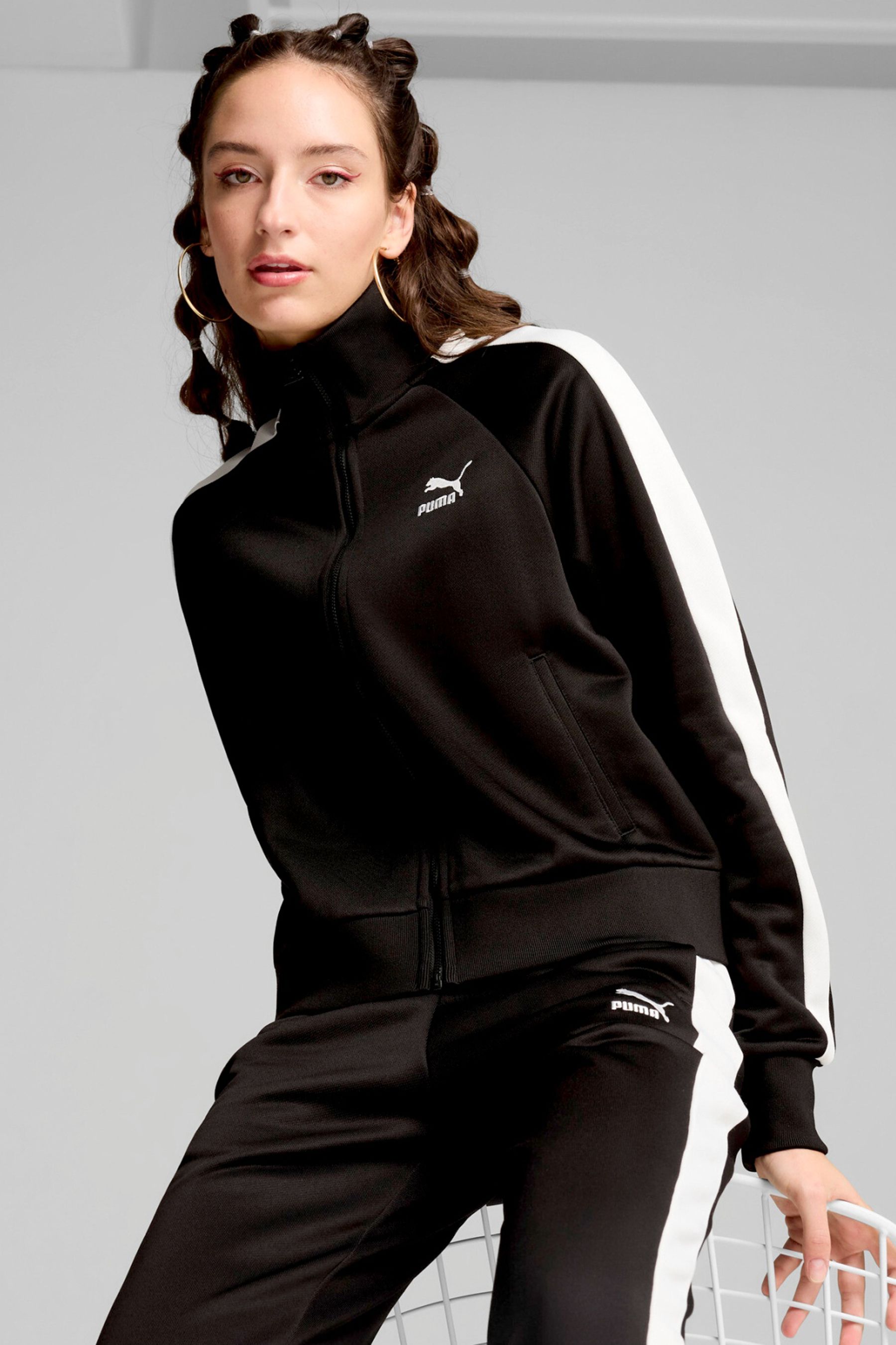 Buy Puma Black Womens Iconic T7 Track Jacket from the Next UK online shop