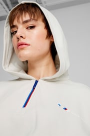 Puma Grey Womens BMW M Motorsport ESS+ Half Zip Hoodie - Image 4 of 6