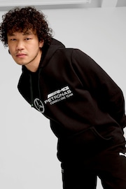 Puma Black Mens Mercedes Amg Petronas F1 Ess Hoodie - Image 1 of 3