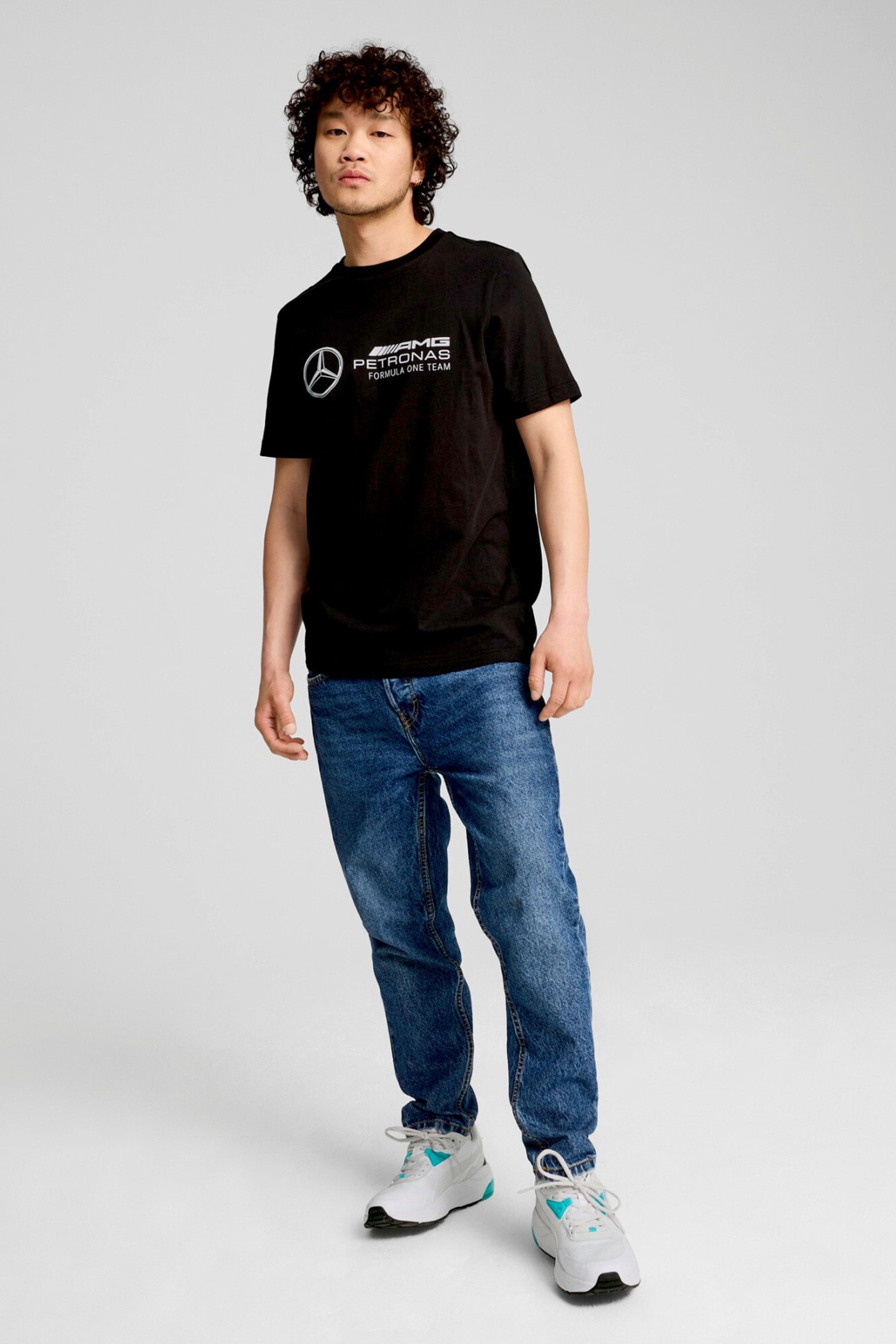 Buy Puma Black Mens Mercedes AMG Petronas F1 ESS Logo T Shirt from the Next UK online shop