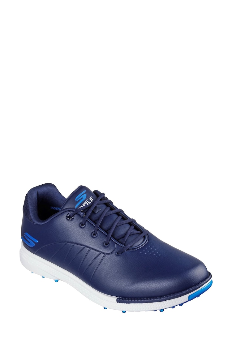 Skechers Blue Mens Go Golf Tempo Grip Flex Shoes - Image 1 of 4