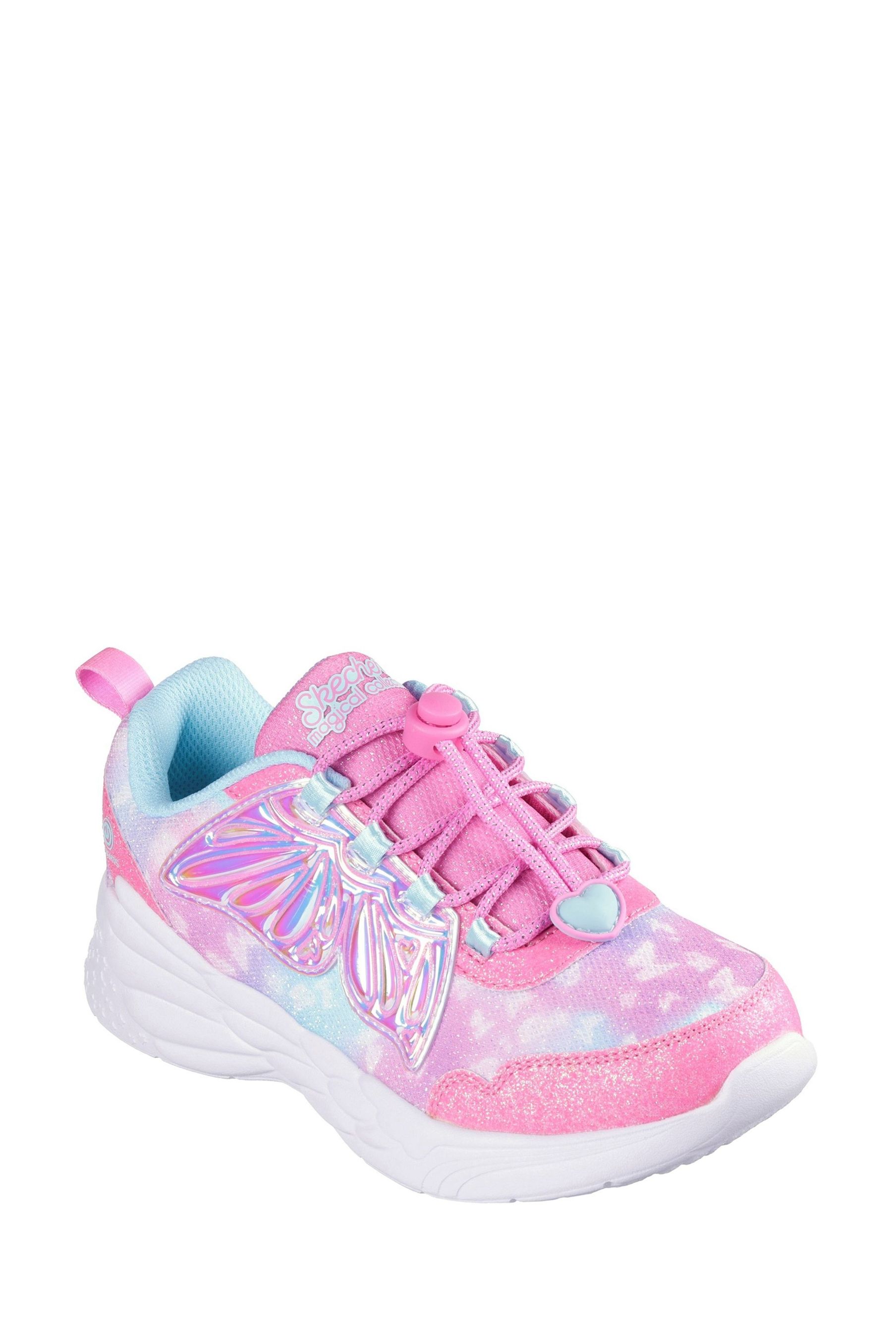 Buy Skechers Pink Dream Racer Wing Brites Shoes from the Next UK online shop