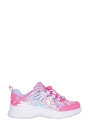 Skechers Pink Dream Racer Wing Brites Shoes - Image 2 of 3