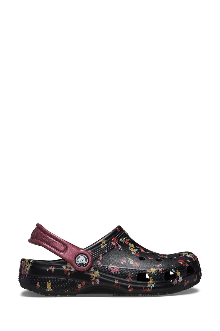 Crocs Floral Kids Classic Clogs - Image 1 of 5