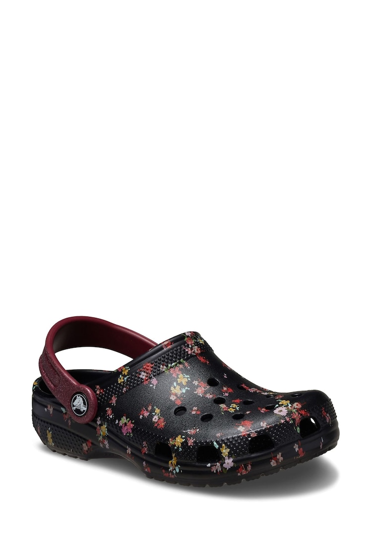 Crocs Floral Kids Classic Clogs - Image 2 of 5