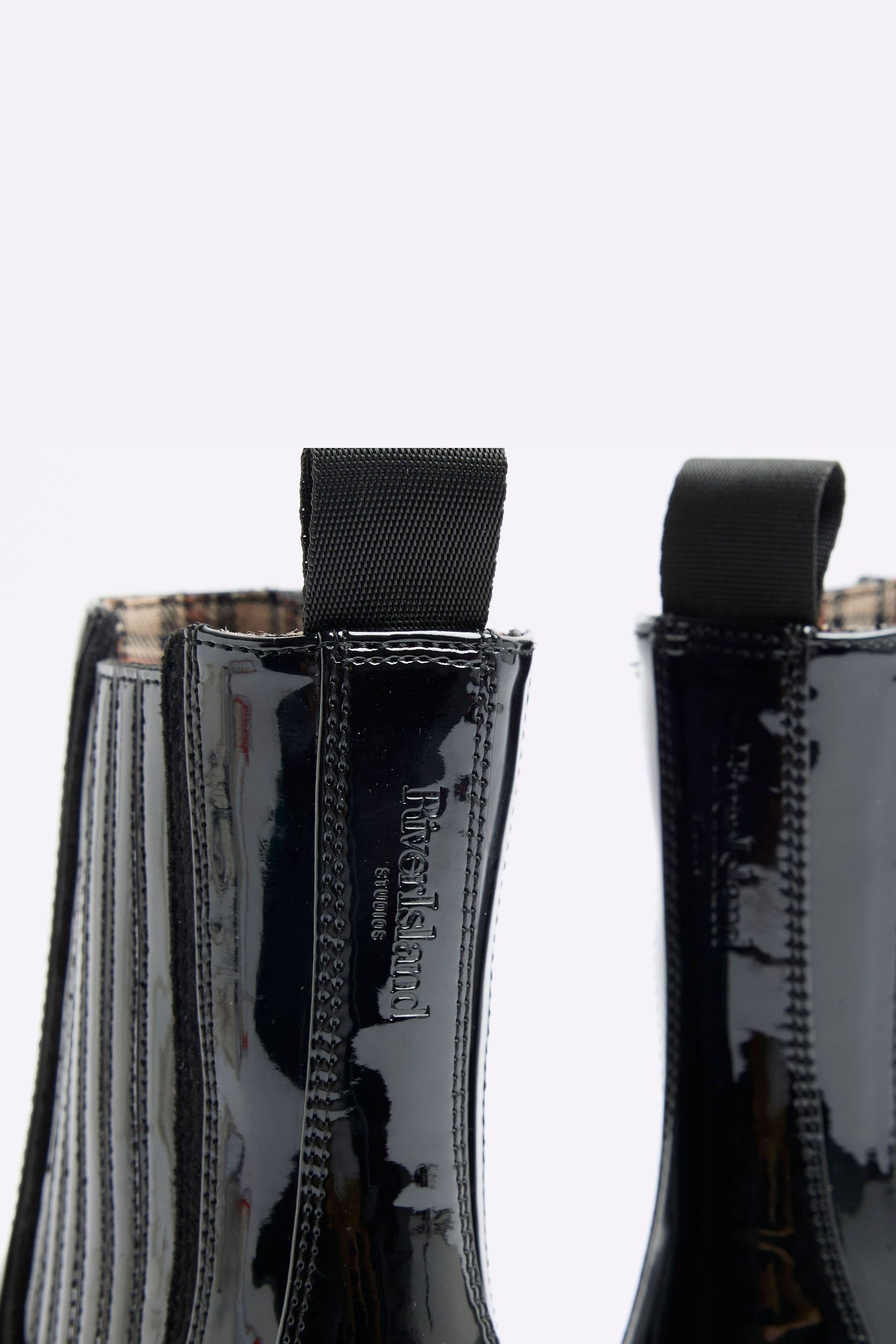 River island patent boots sales