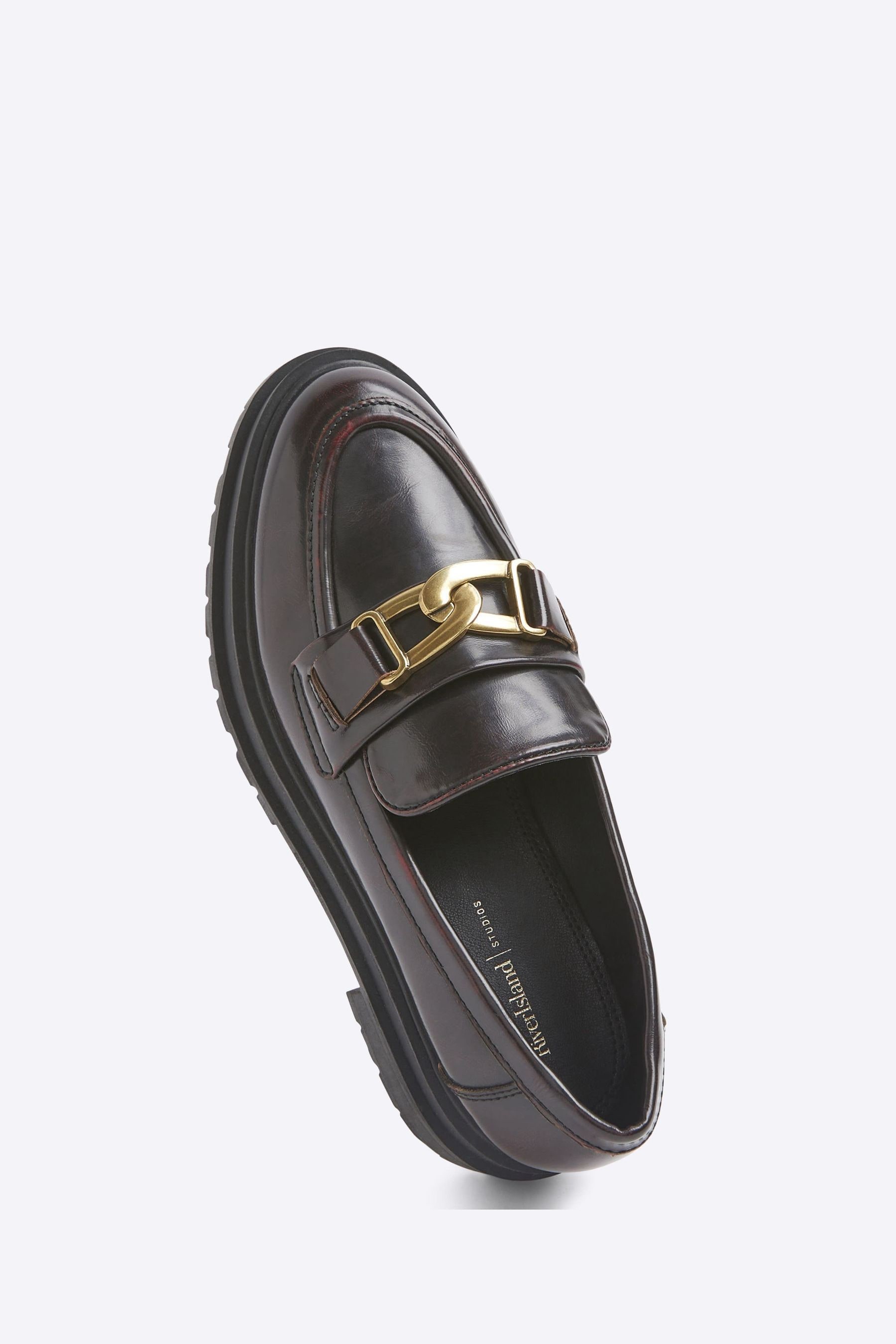 River island chunky loafers on sale