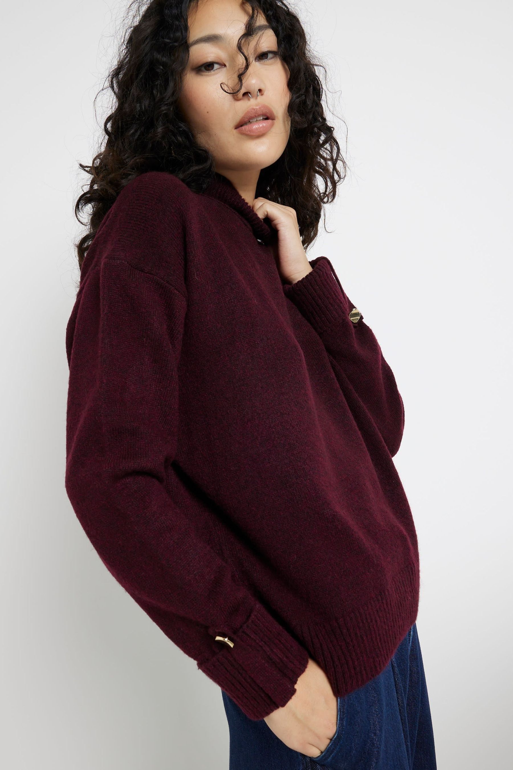 River island oversized jumper cheap
