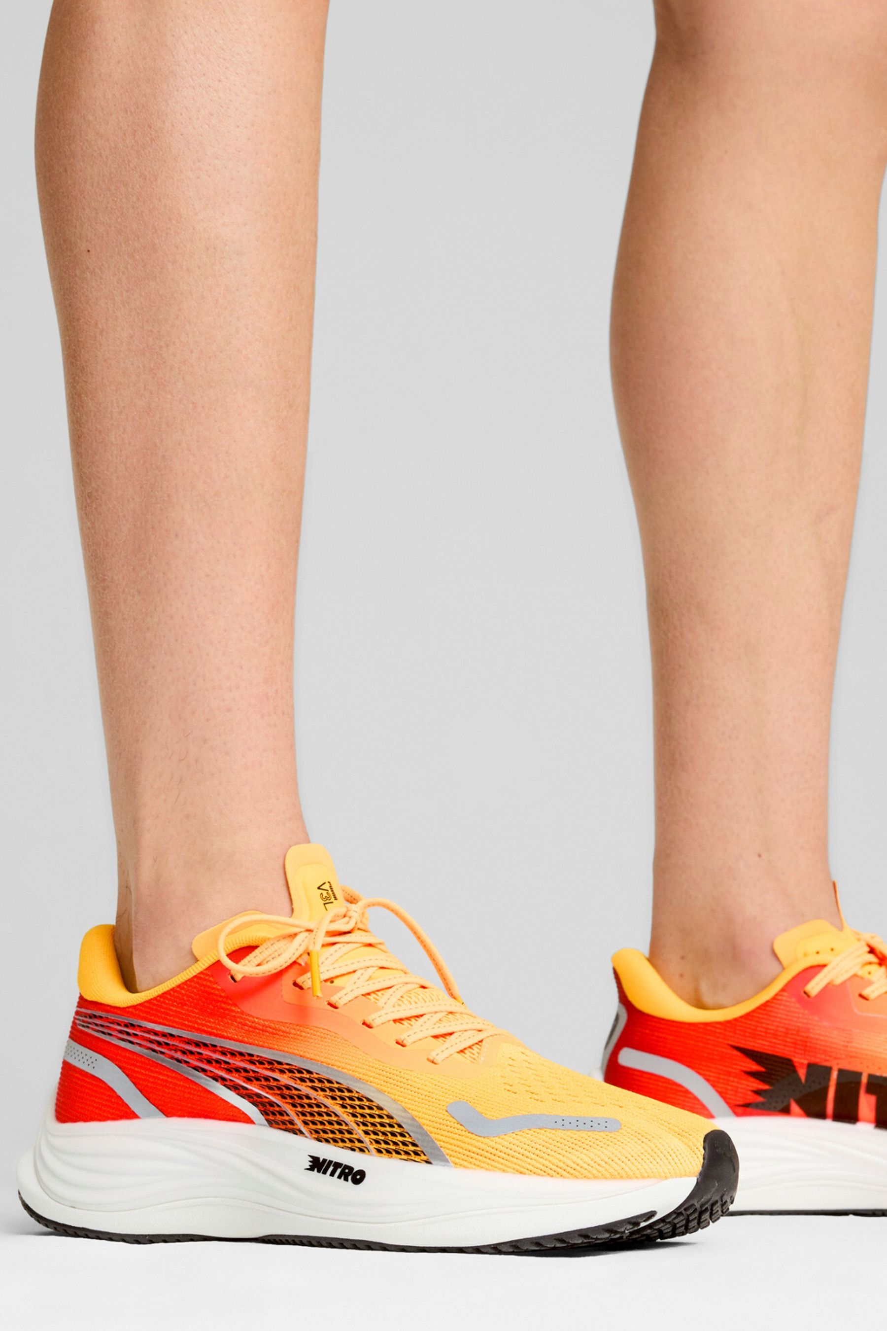 Puma orange running shoes online