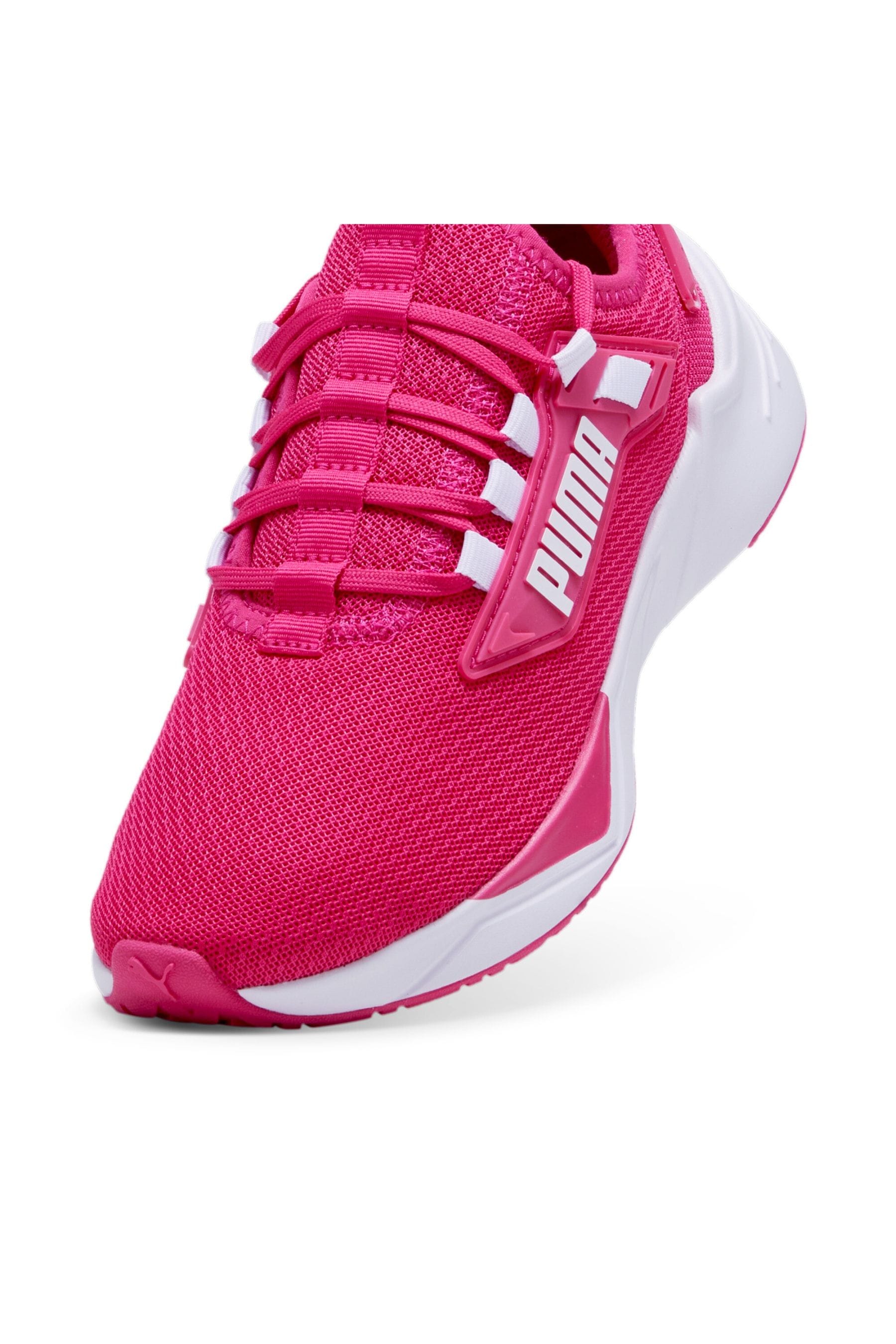 Pink puma runners top