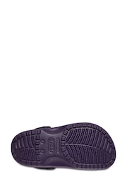 Crocs Purple Kids Classic Clogs - Image 4 of 5