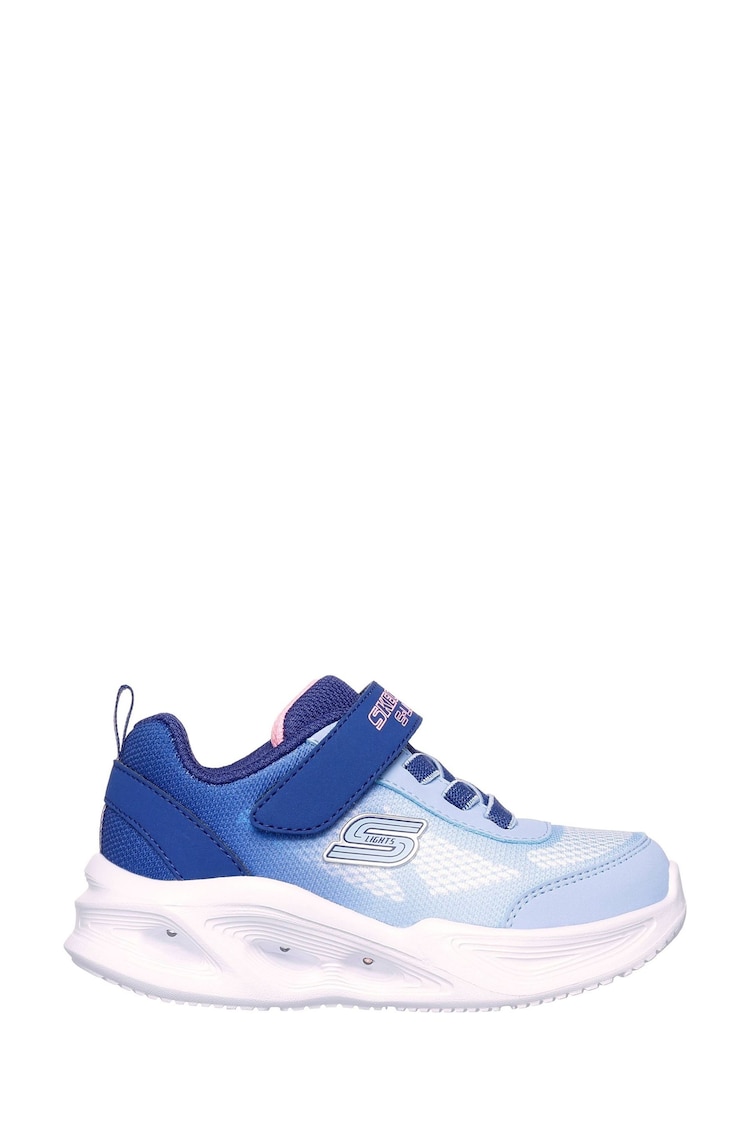 Skechers Blue Sola Glow Trainers - Image 3 of 3