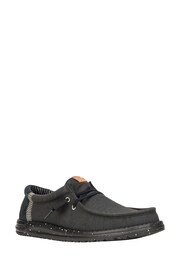 HEYDUDE Wally Elevated Basics Black Shoes - Image 1 of 3