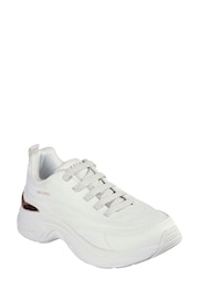 Skechers White Hazel Step N Flow Trainers - Image 2 of 3