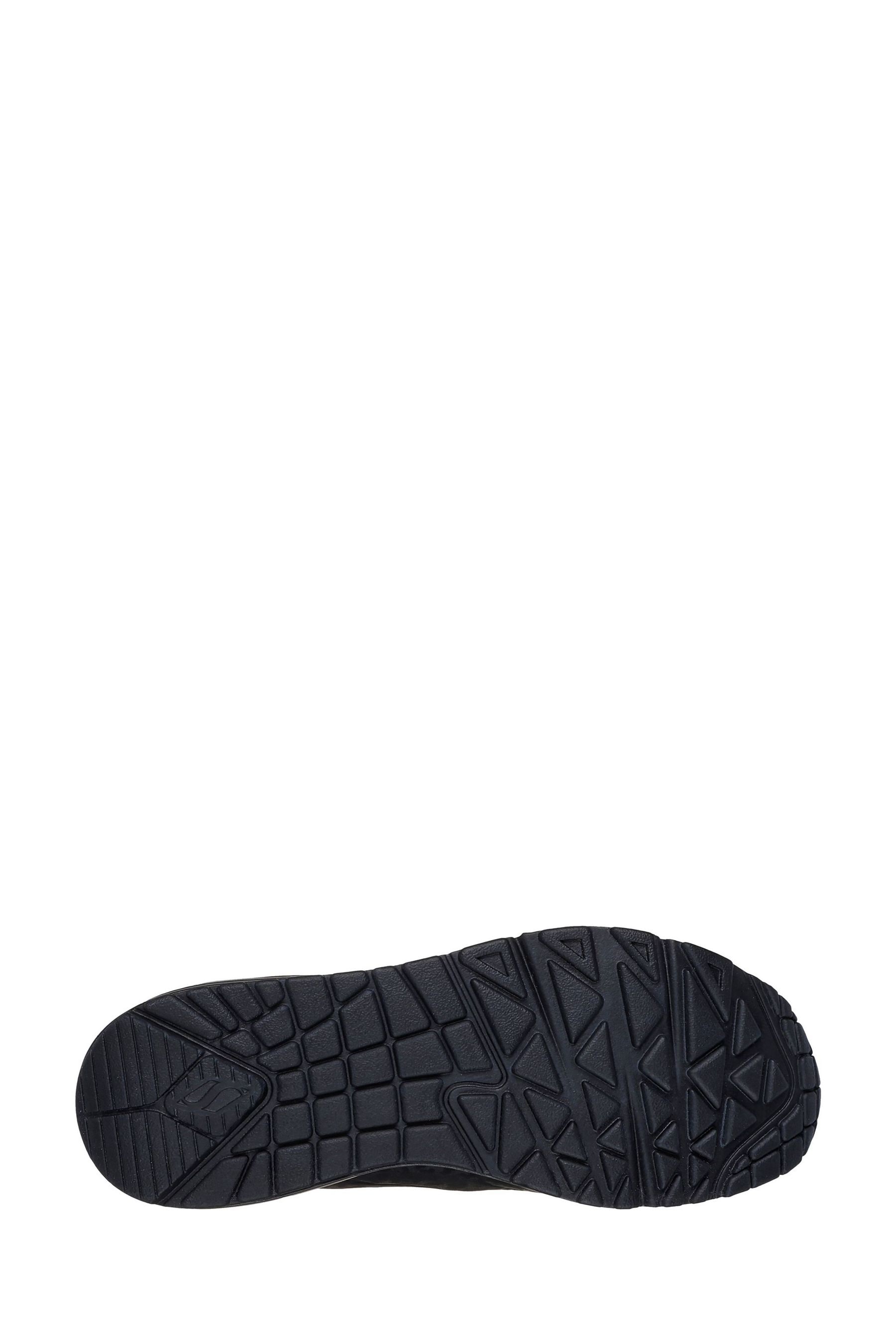 Buy Skechers Black Uno Leopard Print Kat Neato Trainers from the Next UK online shop