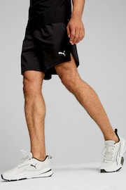 Puma Black Mens ENERGY 7-Stretch Woven Shorts - Image 1 of 6