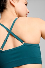 Puma Green Womens Move Shapeluxe Seamless Bra - Image 5 of 6