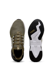 Puma Green Mens Retaliate 3 Running Shoes - Image 3 of 6