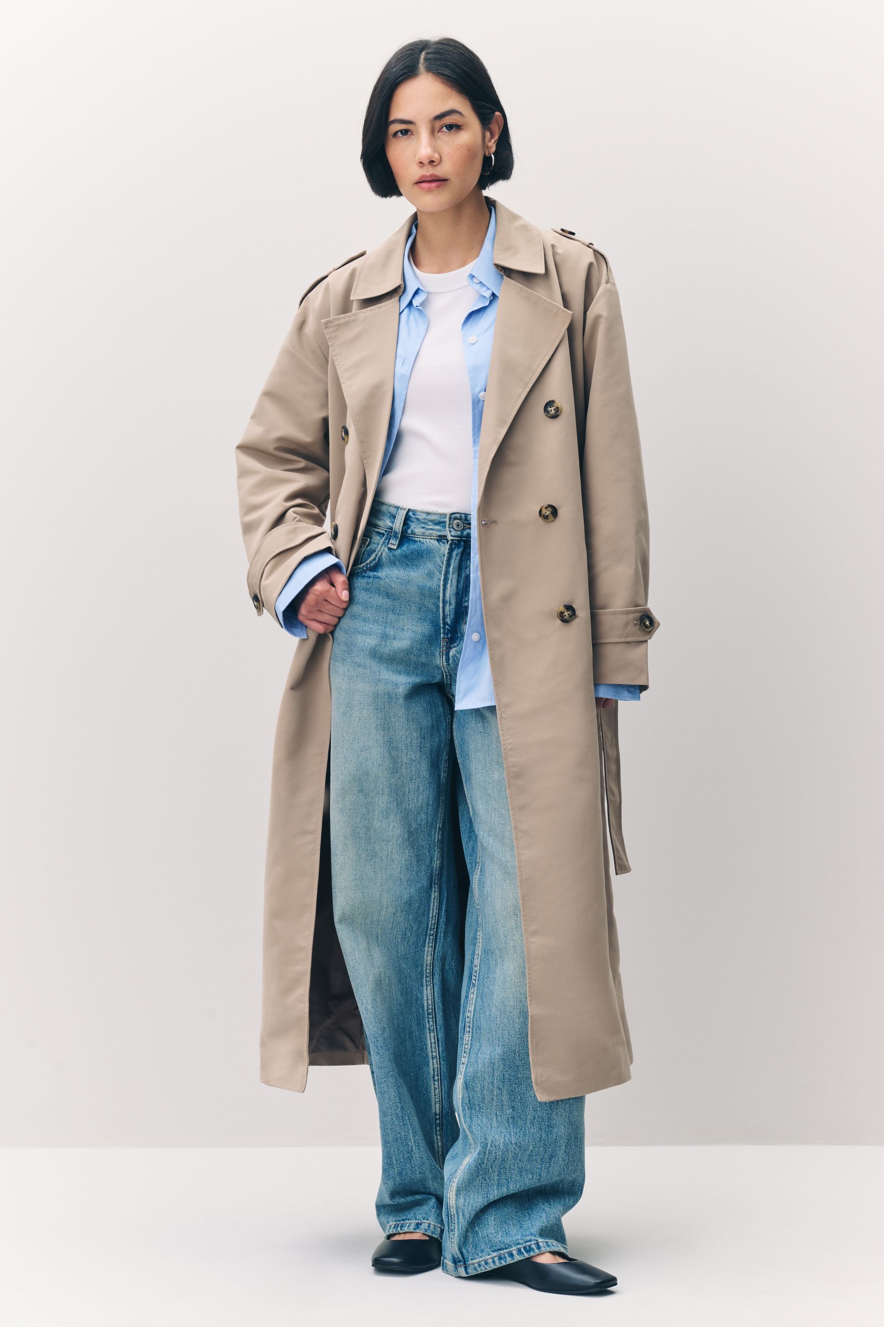 Vero moda petite trench coat discount