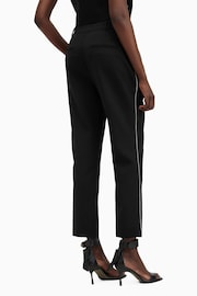 AllSaints Black Atlas Krys Trousers - Image 6 of 8